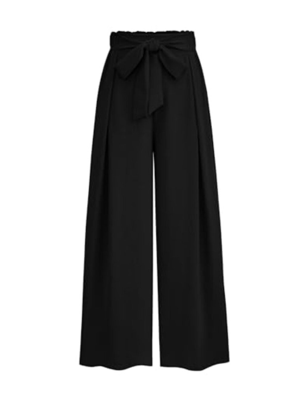 Wide Leg Palazzo Dress Pants High Waisted Pull On Trousers